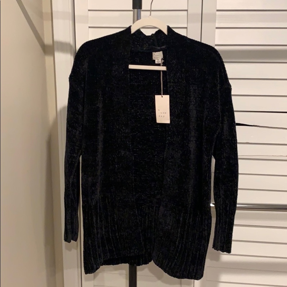 Target Ribbed Cuff Open Cardigan - Size XS (NWT)
